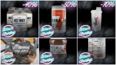TIP: Ktoré fitness doplnky si kúpiť na Black Friday v Gymbeame v zľave až -70%