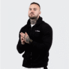 GymBeam Mikina Zipper Hoodie Black  XL