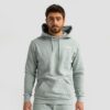 GymBeam Mikina Limitless Hoodie Eucalypt  MM