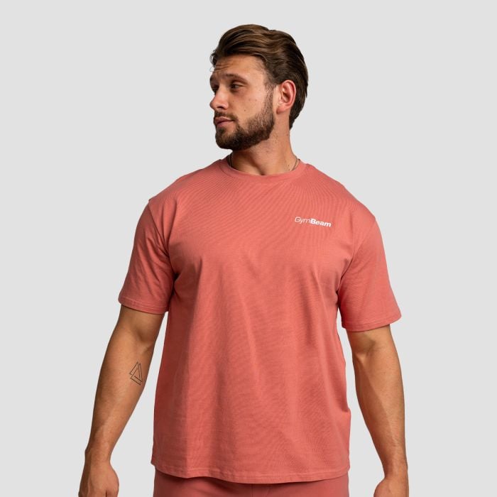 GymBeam Tričko Oversized Limitless Cinnamon XLXL