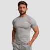 GymBeam Tričko Fitted TRN Grey  XXXLXXXL