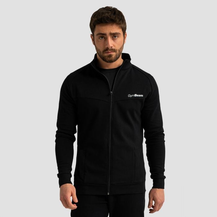 GymBeam Mikina so zipsom Limitless Black XLXL