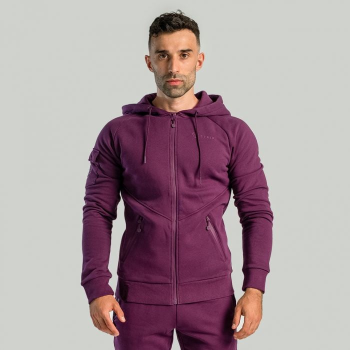 STRIX Mikina so zipsom Nova Plum SS