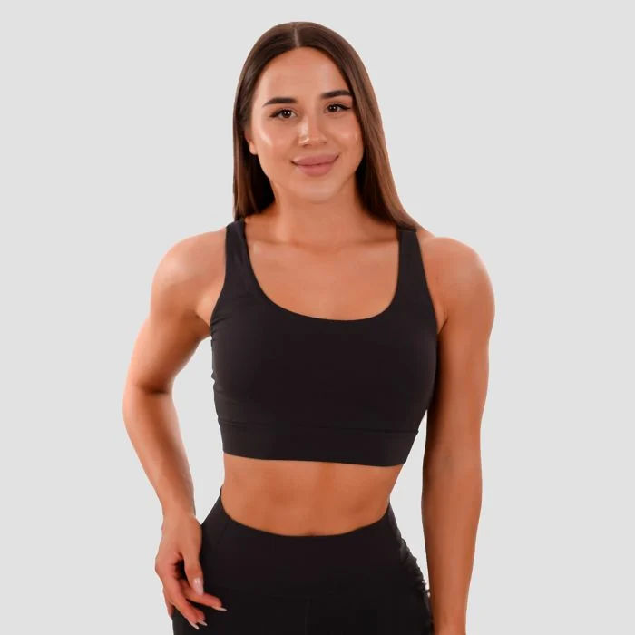GymBeam Športová podprsenka Cut-Out black XSXS