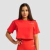 GymBeam Dámske tričko Cropped Limitless Hot Red  XSXS