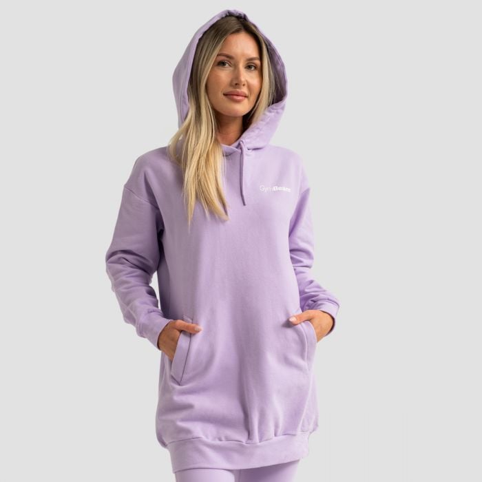 GymBeam Dámska Longline mikina Limitless Lavender LL