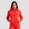 GymBeam Dámska mikina so zipsom Limitless Hot Red  SS