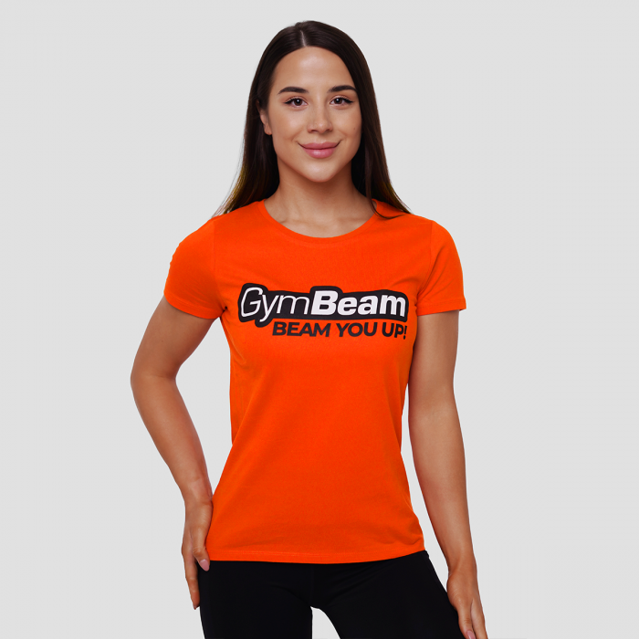 GymBeam Dámske Tričko Beam Orange XXLXXL