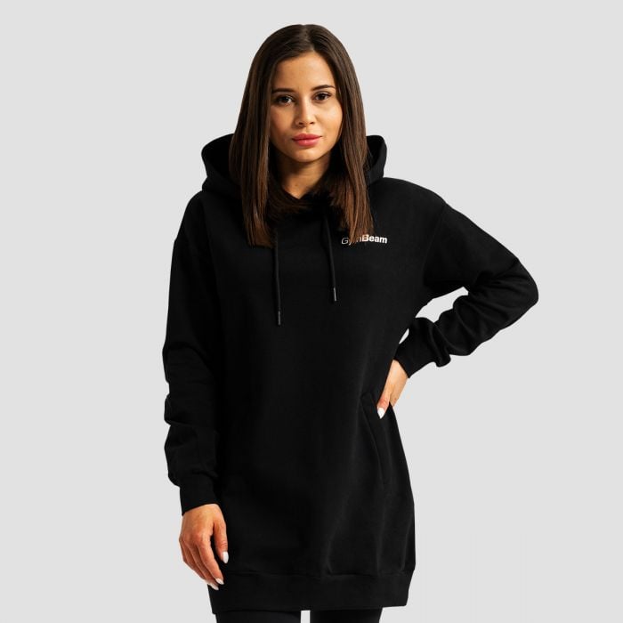 GymBeam Dámska longline mikina Limitless Black SS