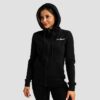 GymBeam Dámska mikina so zipsom Limitless Black  MM