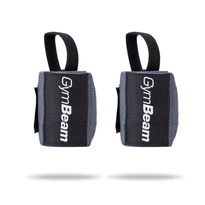 GymBeam Bandáže na zápästia FIRM dark grey