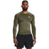 Under Armour Kompresné tričko HG Armour Comp LS Green  XXLXXL