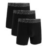 Under Armour Pánske boxerky M Perf Cotton 6in 3pack Black  MM