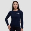 GymBeam Dámske tričko s dlhým rukávom Basic Navy  M