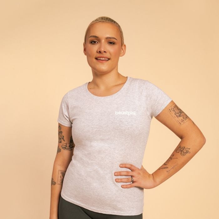 BeastPink Dámske tričko BeastPink Heather Grey XXLXXL