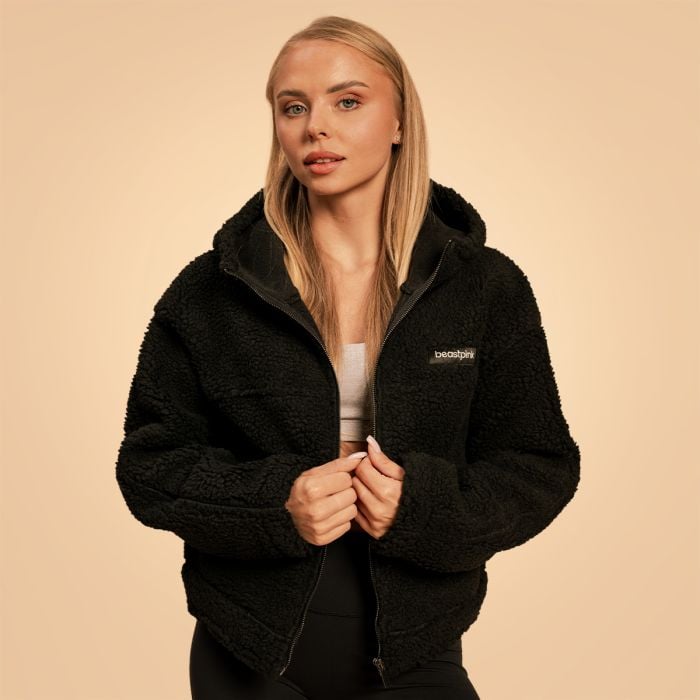 BeastPink Dámska bunda Hoodie Bliss Black XSXS