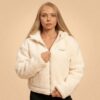 BeastPink Dámska bunda Hoodie Bliss Ivory  XXLXXL