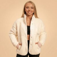 BeastBink Dámska bunda Bliss Ivory  LL