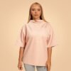 BeastPink Dámske tričko Oversized Bliss Pink  XSXS
