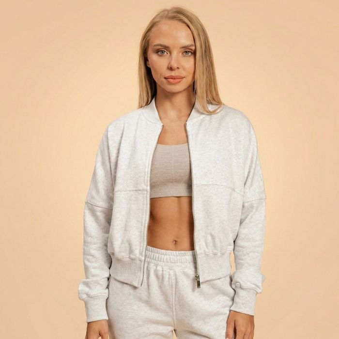BeastPink Dámska mikina Zip-Up Bliss Grey LL