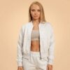 BeastPink Dámska mikina Zip-Up Bliss Grey  MM