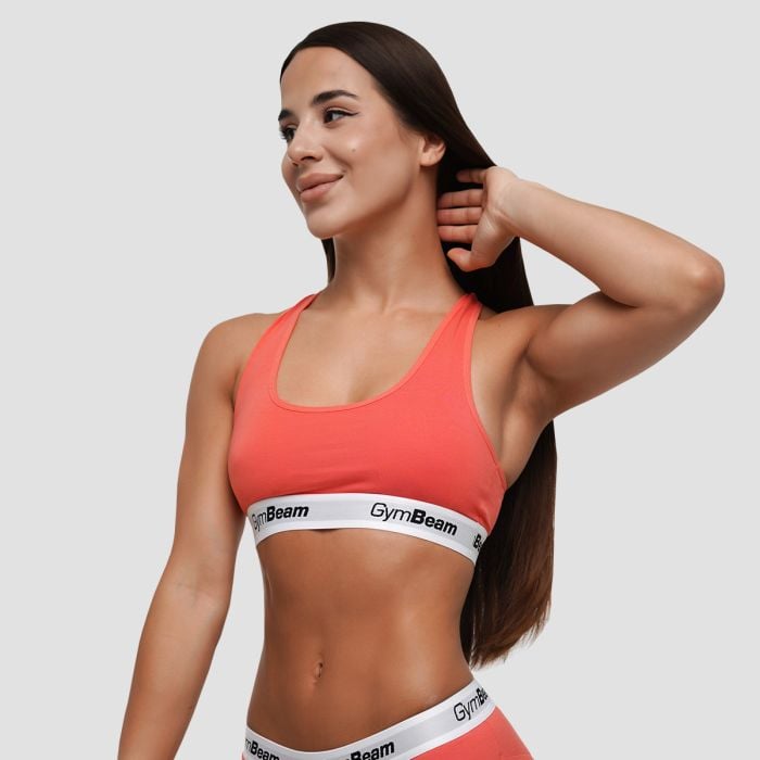 GymBeam Podprsenka Bralette Strawberry Red XXLXXL