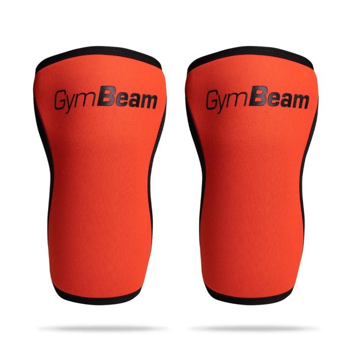 GymBeam Neoprénová bandáž na koleno Conquer Red XL