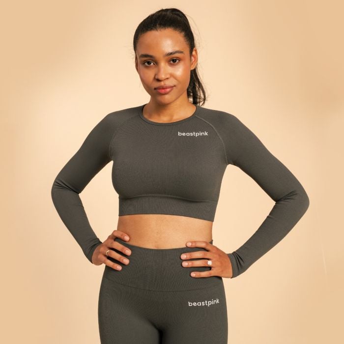 BeastPink Dámske tričko Hyper Crop-Top Shadow XLXL