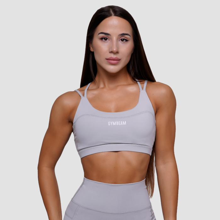 GymBeam Športová podprsenka FIT Mist Grey XXLXXL