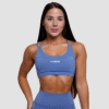 GymBeam Športová podprsenka FIT Steel Blue  LL
