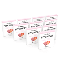 Gymbeam Proteínová čokoláda Fitcheat biela čokoláda s jahodou