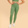 BeastPink Dámske legíny Hyper Olivine  SS