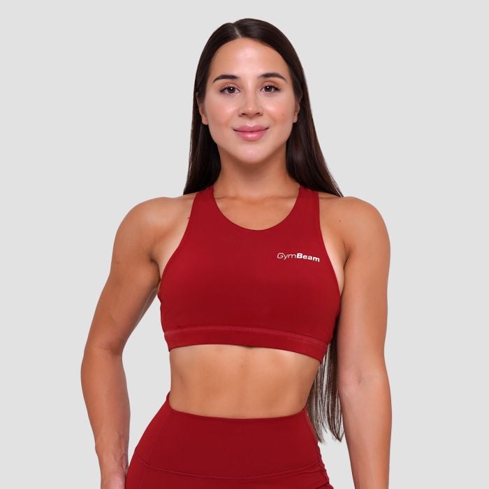 GymBeam Športová podprsenka Ignite Dark Red XXLXXL