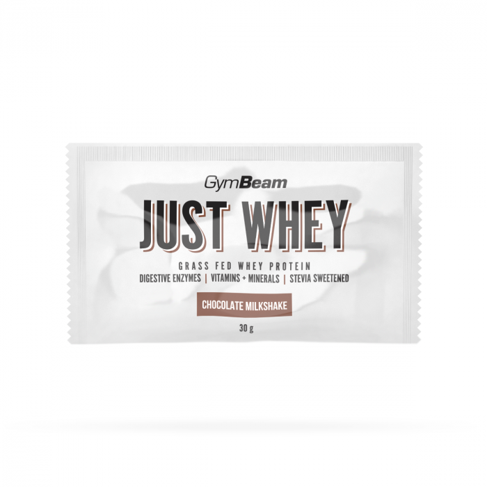 GymBeam Vzorka Just Whey čokoládový milkshake