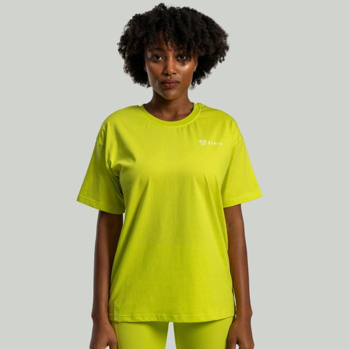 STRIX Dámske tričko Lunar Oversized Chartreuse SS