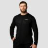 GymBeam Tričko s dlhým rukávom Basic Black  XXXLXXXL