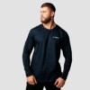 GymBeam Tričko Basic s dlhým rukavom Navy  LL