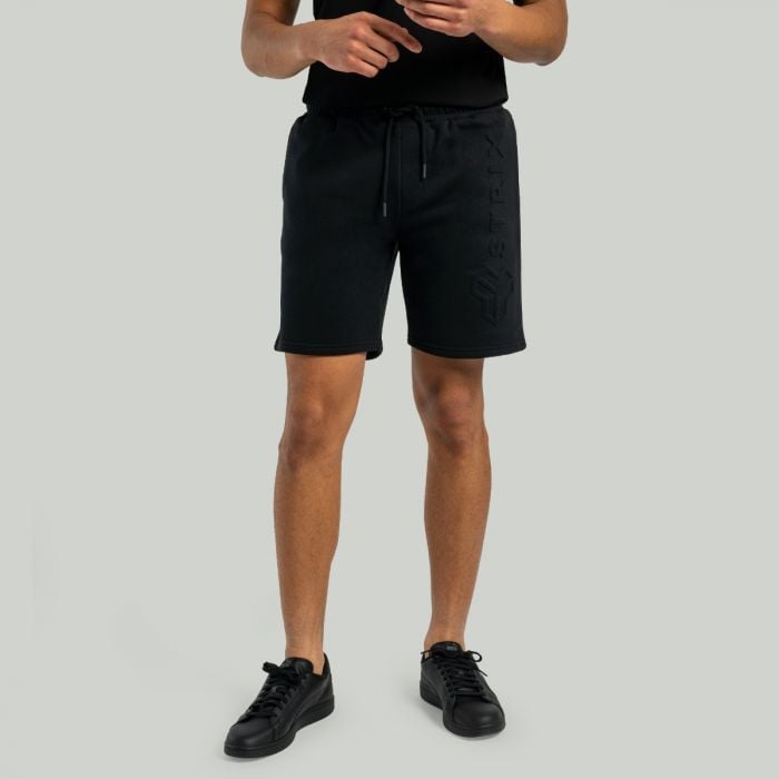 STRIX Šortky Embossed Black SS