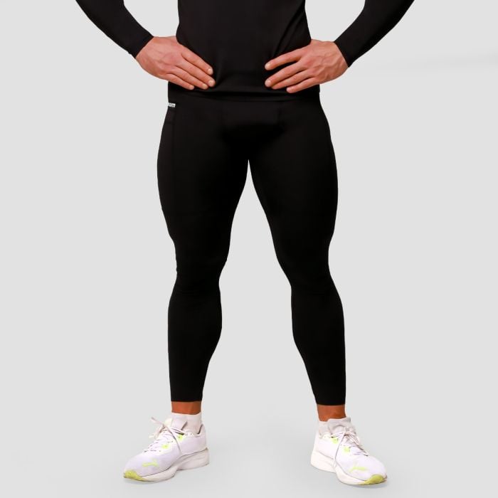 GymBeam Kompresné legíny Mid Black L