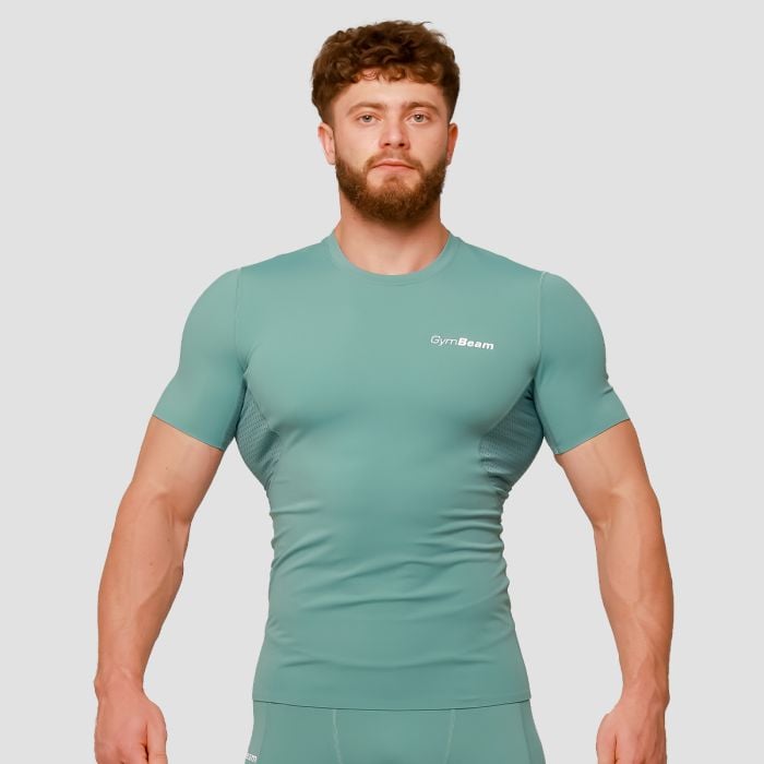 GymBeam Kompresné tričko Mid Blue M