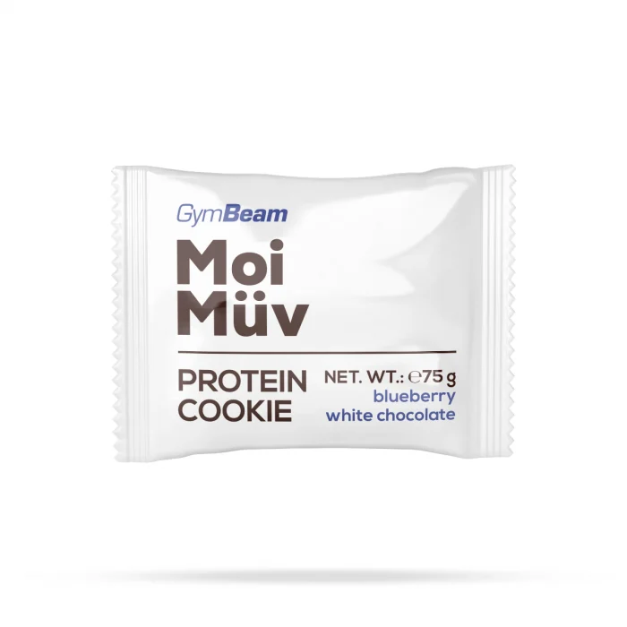 GymBeam MoiMüv Protein Cookie čučoriedka-biela čokoláda
