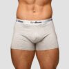 GymBeam Pánske boxerky Essentials 3Pack Grey  XXXLXXXL