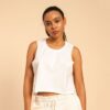 BeastPink Dámske tielko Serenity Ivory  LL
