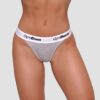 GymBeam Nohavičky Tanga 3Pack Grey  XSXS