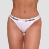 GymBeam Nohavičky Tanga 3Pack White  MM