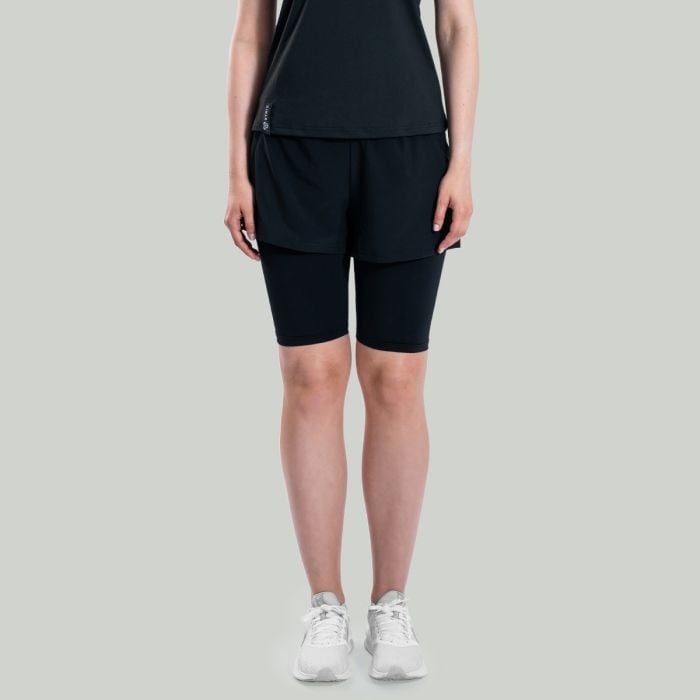 STRIX Dámske šortky 2in1 ULTRA Black SS