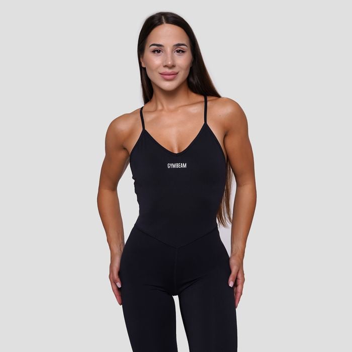 GymBeam Dámsky overal FIT Black SS
