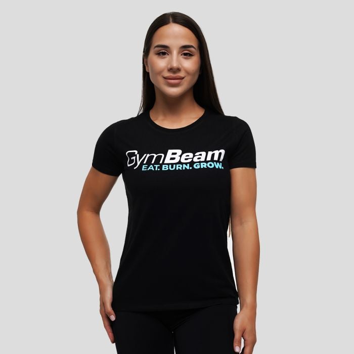 GymBeam Dámske Tričko Grow Black SS
