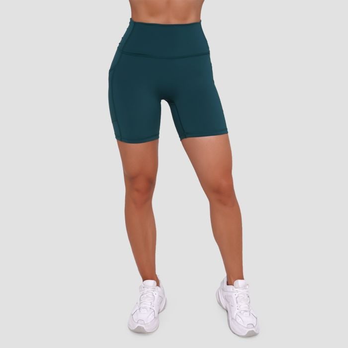 GymBeam Dámske šortky Ignite Dark Green SS