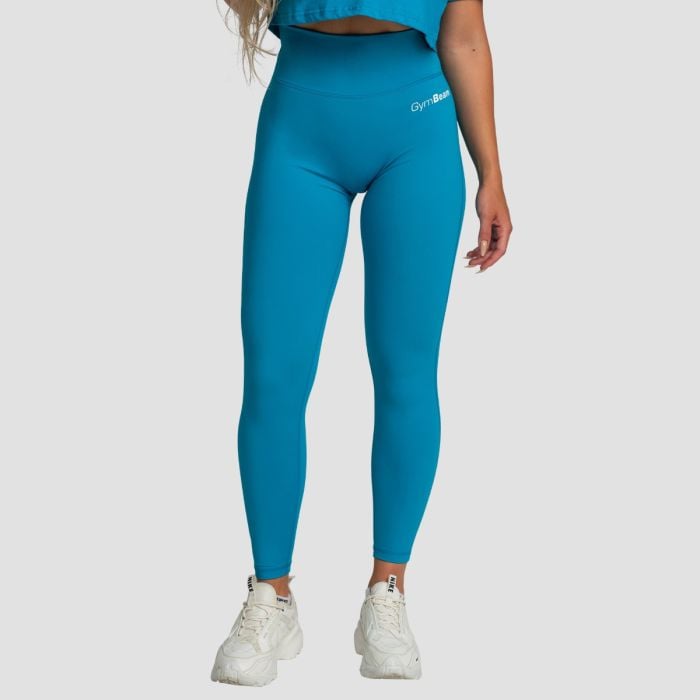GymBeam Dámske legíny High-waist Limitless Aquamarine XSXS